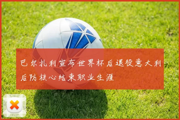 巴尔扎利宣布世界杯后退役意大利后防核心结束职业生涯