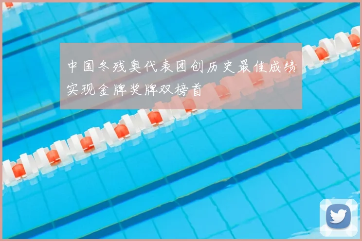 中国冬残奥代表团创历史最佳成绩实现金牌奖牌双榜首